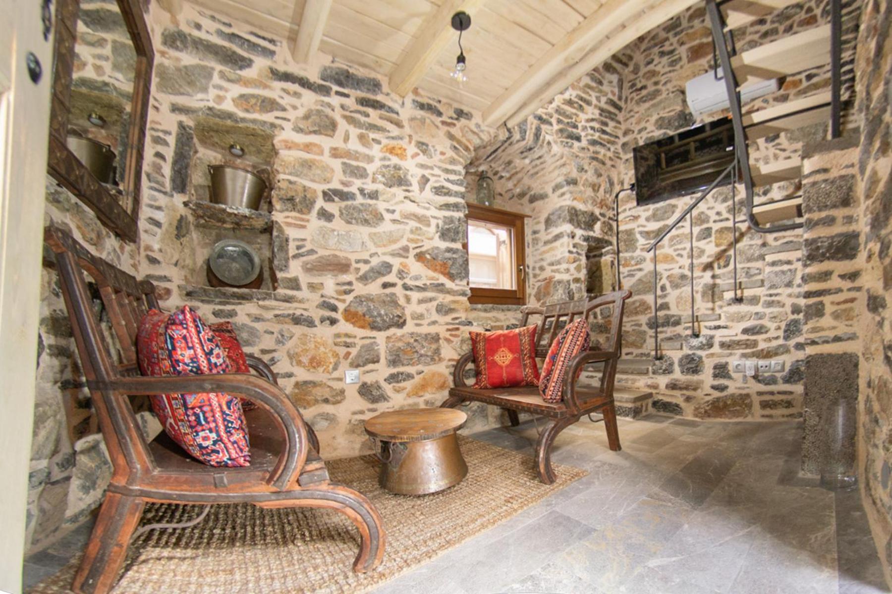 Byzantine Home In The Castle Mesta Bagian luar foto
